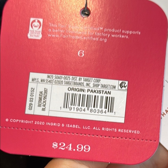 Isabel Maternity by Ingrid & Isabel Black Bermuda Shorts with Belly Support - Picture 6 of 11